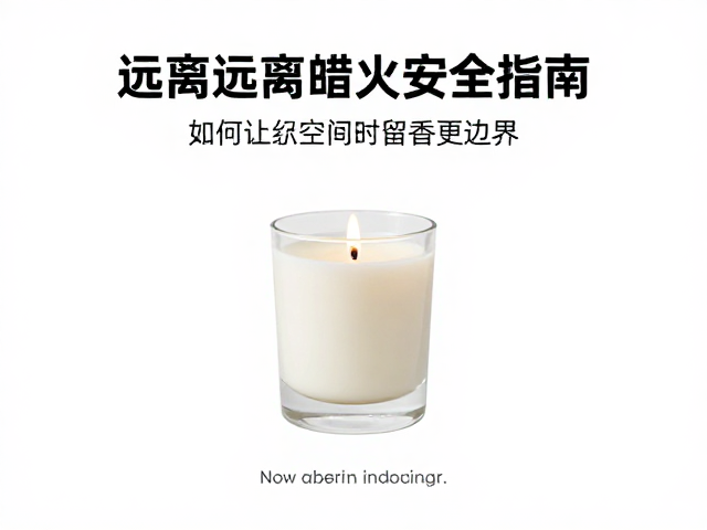 香薰蜡烛远离明火安全指南,如何让空间留香更持久