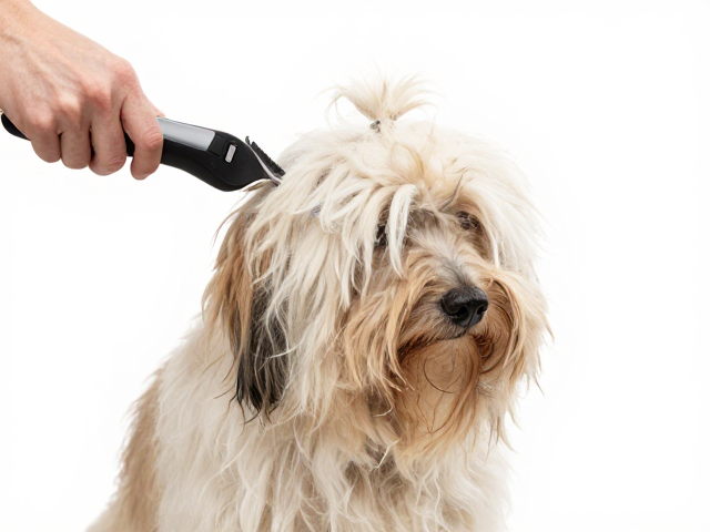 长毛犬毛发打结怎么处理?电推剪使用技巧与护理指南