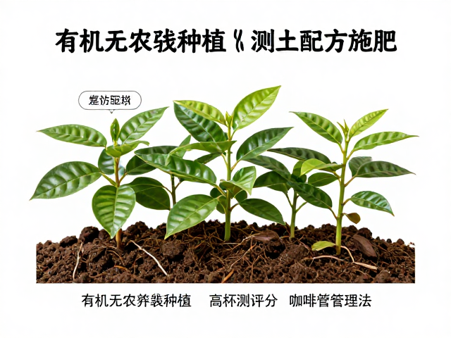 有机无农残种植，测土配方施肥，高杯测评分的咖啡管理法
