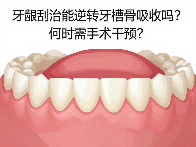 牙龈刮治能逆转牙槽骨吸收吗?何时需手术干预?