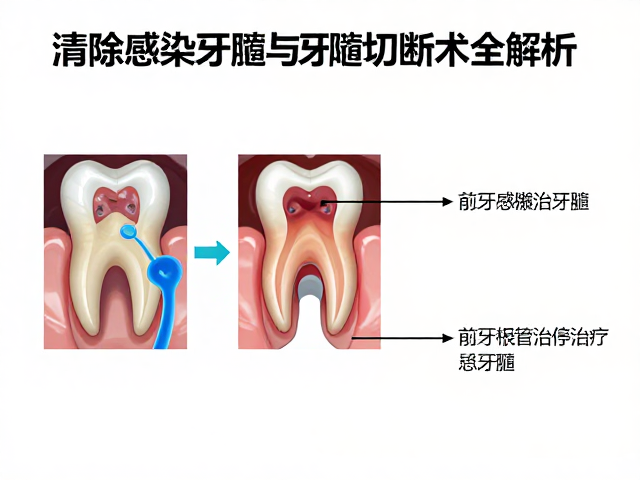 前牙根管治疗怎么做?清除感染牙髓与牙髓切断术全解析