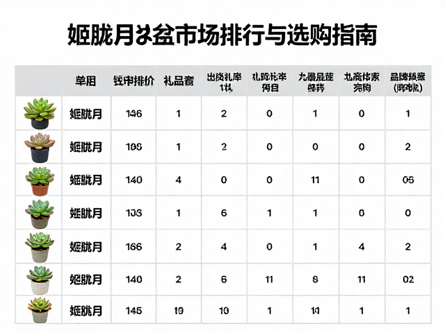 不同规格姬胧月的礼品场景与选购标准