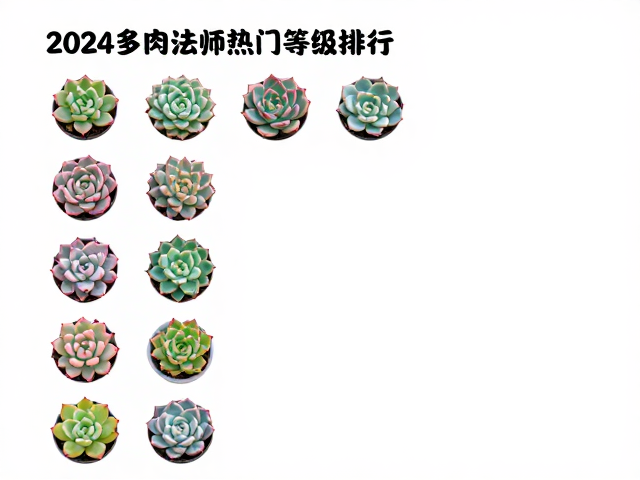 2024多肉法师热门等级排行，网红品种热度一览