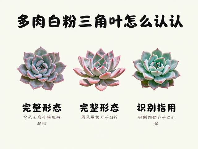 常见三角叶带粉品种的特征对比