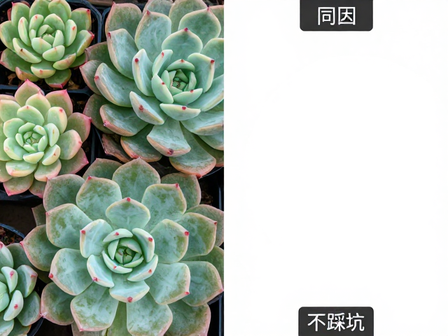 同属相似品种叶色对比与视觉辨识逻辑