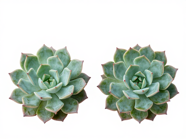 景天属(Echeveria)杂交苗的遗传不确定性