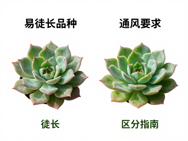 徒长与正常生长的视觉与触感区分