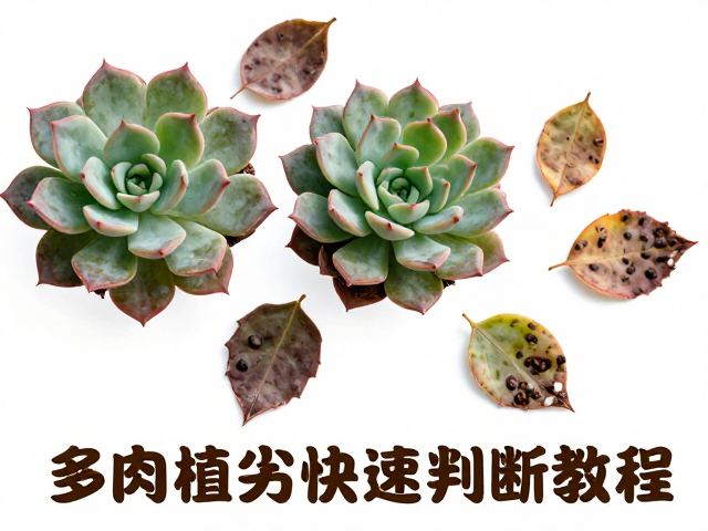 多肉换季掉叶正常？控养技巧与植株优劣快速判断教程