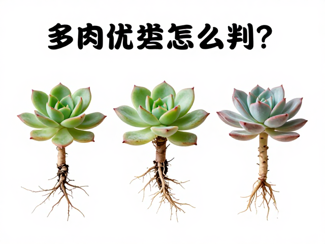 综合观察根系与整体色泽