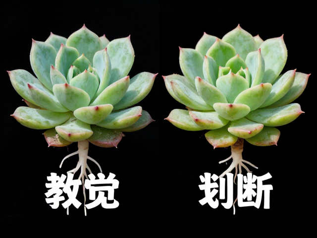 多肉植株优劣判断，叶尖均匀、白根新芽才是好苗教程
