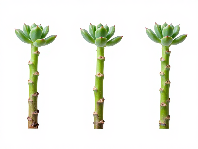 检查茎干结构与节间长度