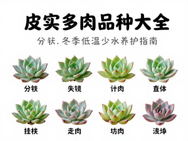 新手必入！皮实多肉品种大全，分株与冬季低温少水养护指南