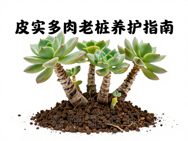 新手必入！皮实多肉老桩养护指南，珍珠岩配土超透气