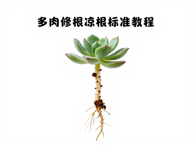 轻压固定植株的上盆技巧
