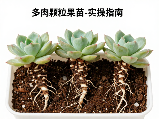 多肉裸根苗上盆教程，颗粒土配比与2-3周缓苗实操指南