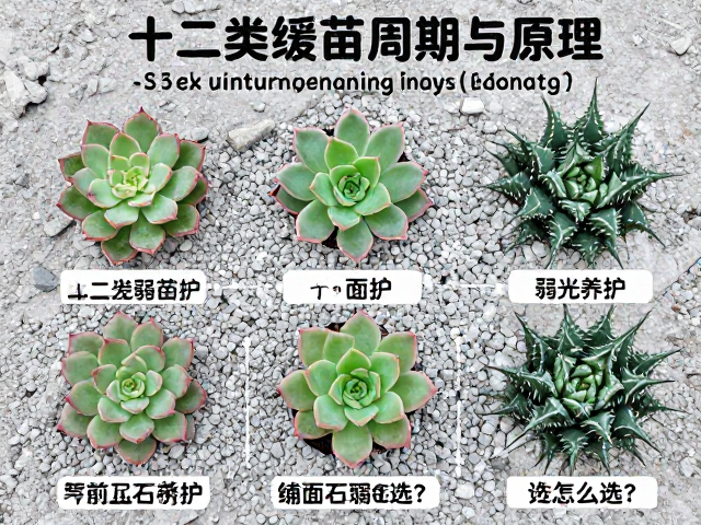 多肉缓苗周期与原理，十二卷类弱光养护，铺面石怎么选？