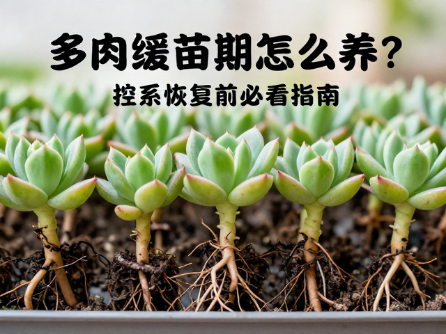 多肉缓苗期怎么养？控水防黑腐，根系恢复前必看指南
