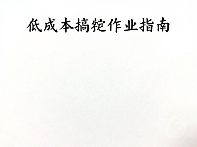 获取与制作手写标题的核心路径