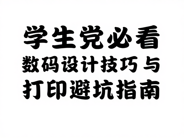 打印输出时的技术参数与介质选择