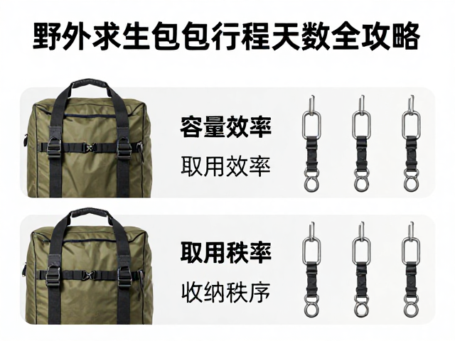 野外求生包怎么选？多功能挂扣，容量匹配行程天数全攻略