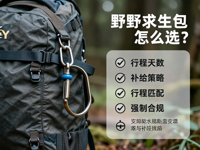 野外求生包怎么选？多功能挂扣，容量匹配行程天数全攻略