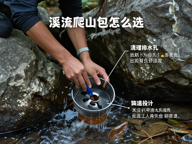 溪流爬山包怎么选？清理排水孔，关注背负舒适度全攻略