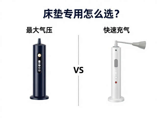 床垫专用泵怎么选?最大气压与快速充气的核心对比