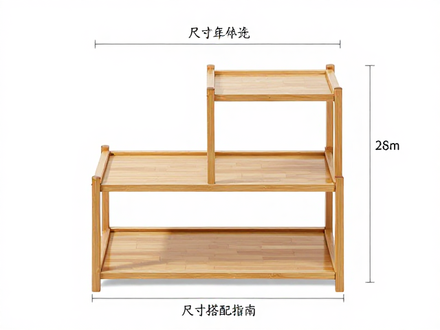 竹木层板便携分层置物台怎么选?尺寸高度搭配指南