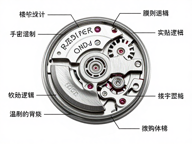 镂空机械机芯表背刻字详解,机芯配件统一规格与选购指南