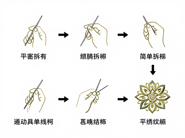 从基础针法到简单纹样的实践路径