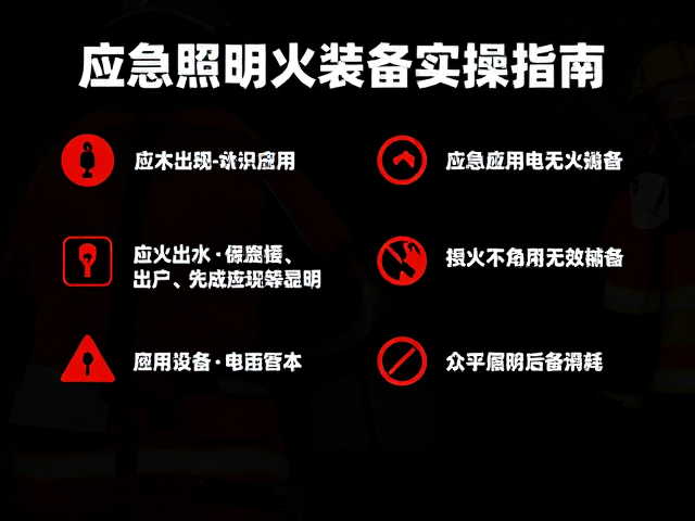 应急照明取火装备实操指南,分组行动报备与避免无效消耗