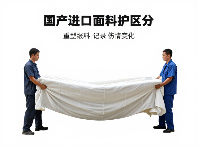 重型织物与精密面料的双人搬运规范