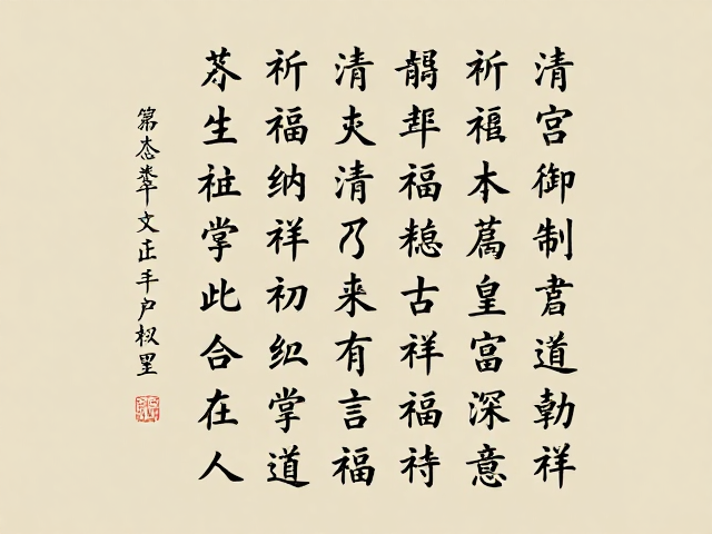 书法美学与皇家权威的各种变体