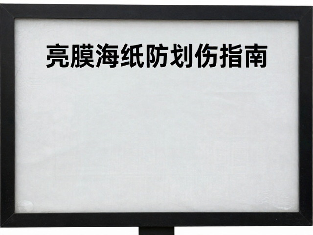 亮膜海报纸防划伤指南,户外广告牌耐用升级技巧