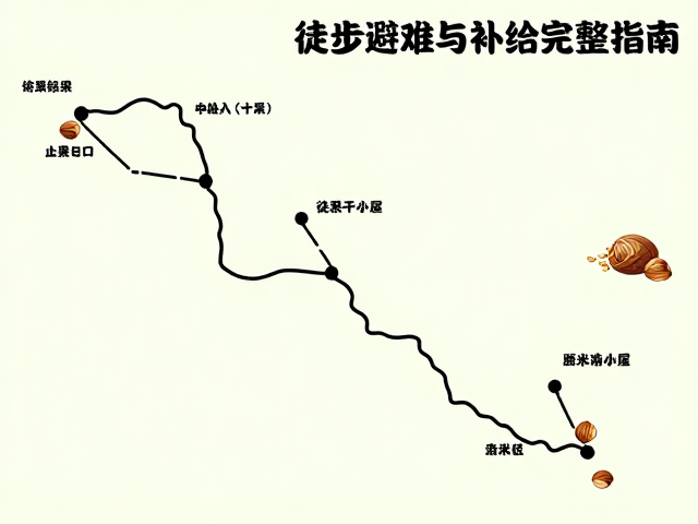 徒步避难小屋住宿与坚果干果补给完整指南