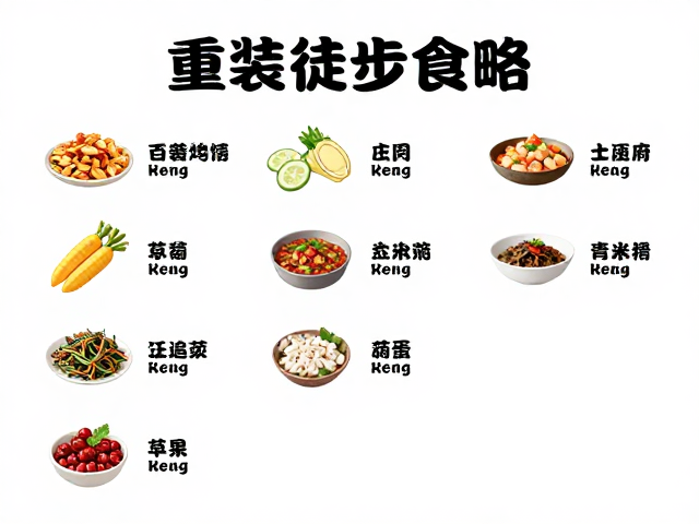 不同天数徒步的食物携带策略
