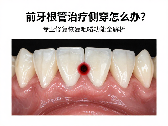 前牙根管治疗侧穿怎么办?专业修复恢复咀嚼功能全解析