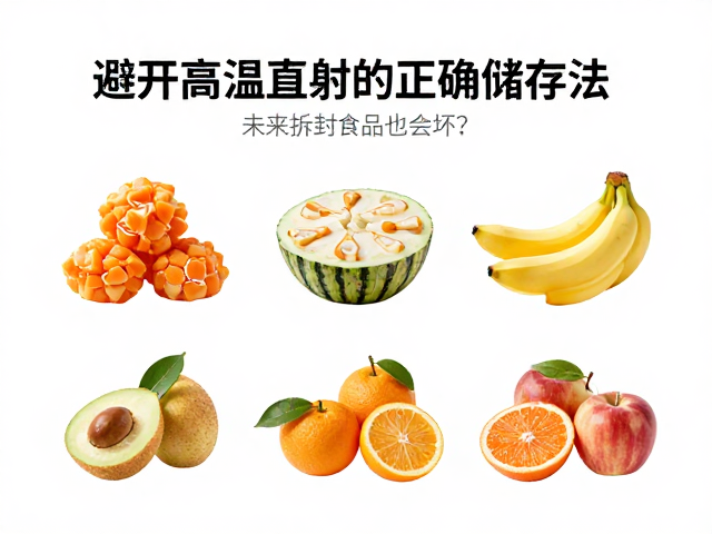 不同品类食品的耐光耐热特性差异