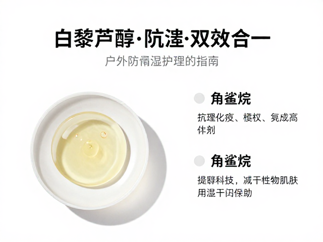 白藜芦醇，角鲨烷，户外防护前护理指南，抗氧化保湿双效合一