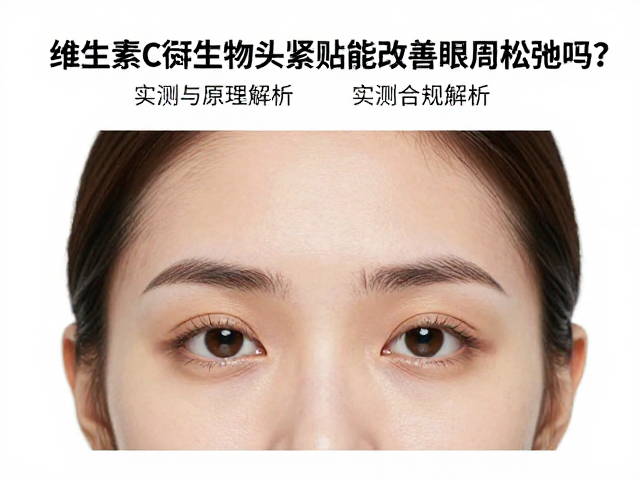 维生素C衍生物额头紧致贴能改善眼周松弛吗?实测与原理解析