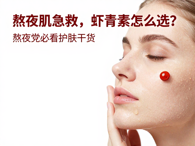 熬夜肌急救,虾青素怎么选?熬夜党必看护肤干货