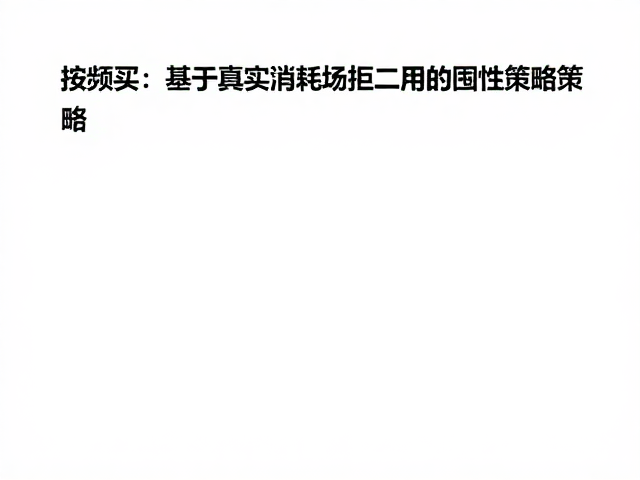 按频买:基于真实消耗场景的理性囤货策略