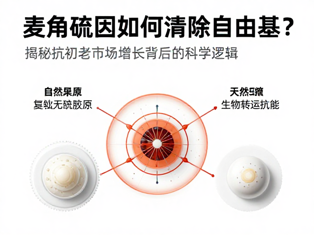 麦角硫因如何清除自由基?揭秘抗初老市场增长背后的科学逻辑
