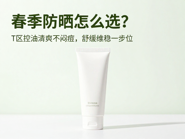春季防晒怎么选?T区控油清爽不闷痘,舒缓维稳一步到位