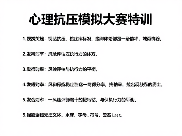一发得分率:风险评估与执行力的平衡