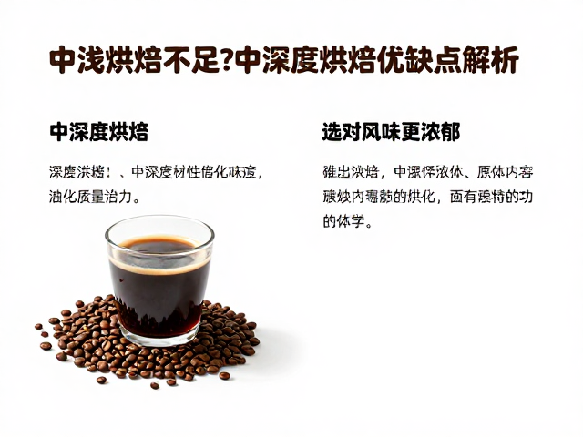 中深度烘焙的理化特性与风味优势解析