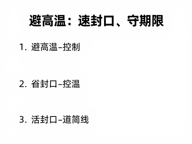 避高温:温度控制是维持物质活性的第一道防线