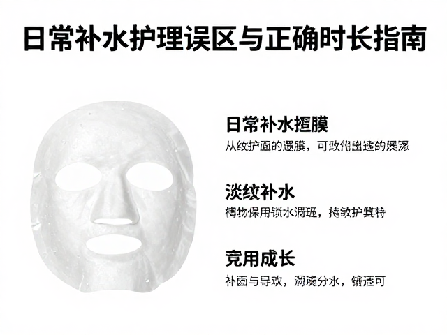 科学补水与锁水的完整护理逻辑