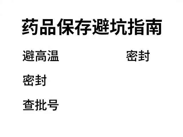 避高温:温度失控是药效流失的首要推手
