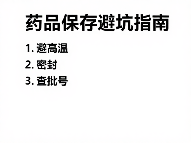 查批号与有效期:拒绝过期与假劣药品风险